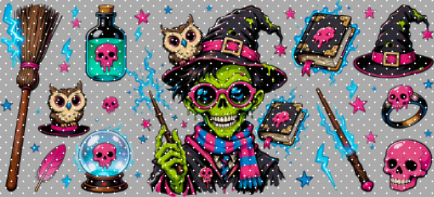 16oz Halloween-J  2900